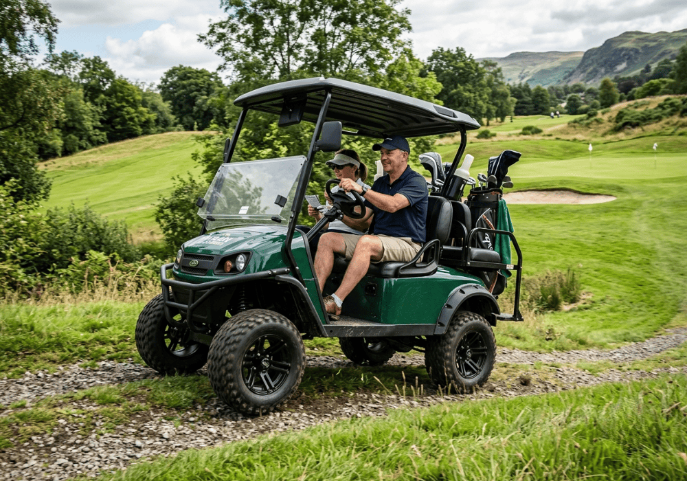 Golf cart elettrico per pendenze e sterrato: come scegliere il modello adatto