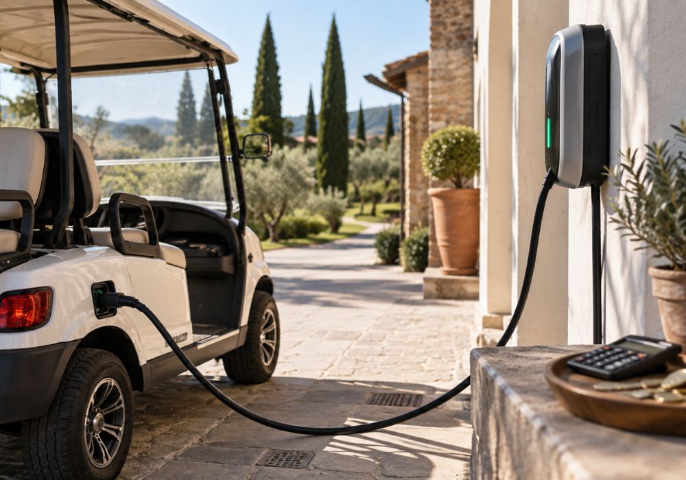 Quanto costa ricaricare un golf cart elettrico? Consumi e calcolo della spesa